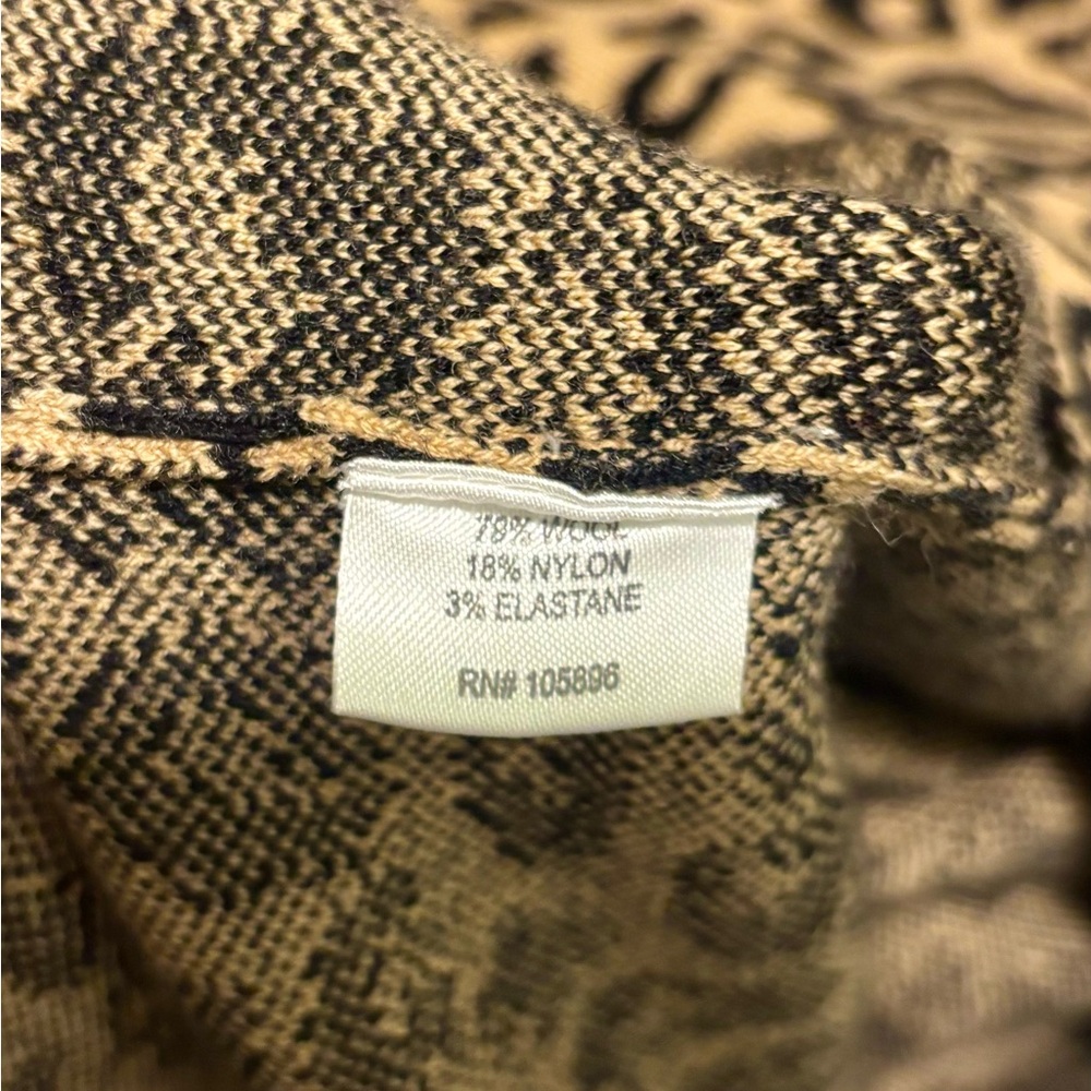 Worth Leopard Print Off-Shoulder Dress L - Picture 7 of 8